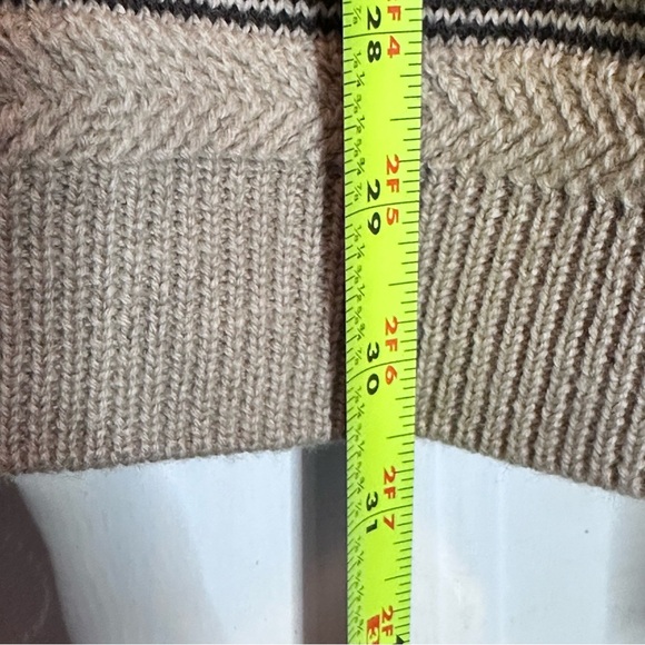 Náutica Sweater Men's Sz XL Wool Blend Burgandy Gray Vacation Sailing Old Money - Picture 8 of 8